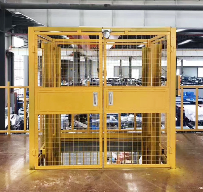 淮南智能导轨式升降机亮相